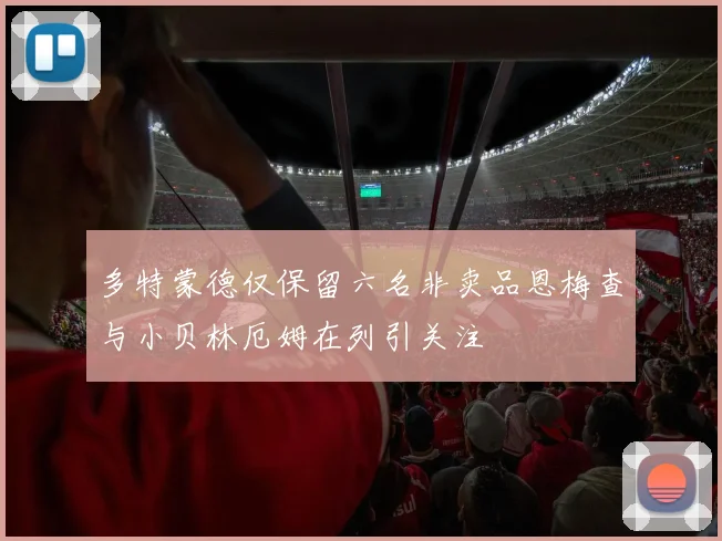 多特蒙德仅保留六名非卖品恩梅查与小贝林厄姆在列引关注